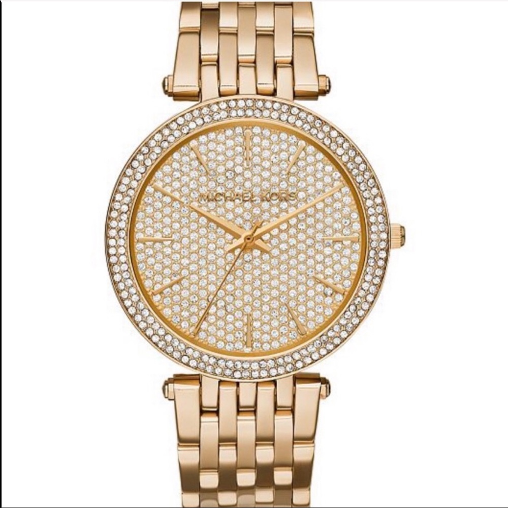Michael Kors Darci Watch Gold with Crystal Face